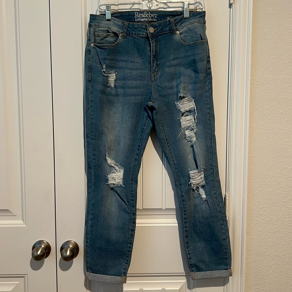 Resfeber Skinny Boyfriend Distressed Jeans